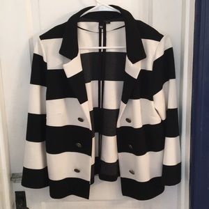 H&M striped blazer